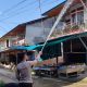 Sinergitas Polsek Sokan Bersama Pemdes Muara Tanjung Siram Bersih Atap 