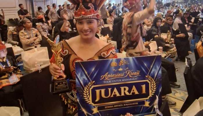 Narwati Jurnalis ANTARA Kalbar Raih Juara Pertama Tingkat Nasional Lomba Jurnalistik Hari Bhayangkara ke-80 