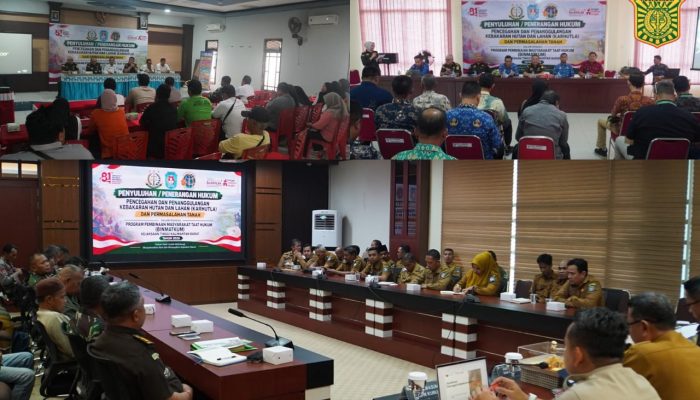 Kejati Kalbar Gelar Penyuluhan Hukum di Kubu Raya, Bahas Pencegahan Karhutla 