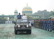 Tiga Matra Gelar Upacara HUT TNI ke 81 di Makodam XII/Tpr 