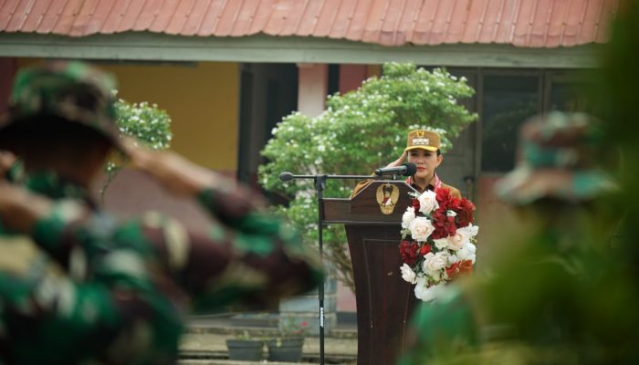 Karolin Soroti Ancaman Penurunan Hasil Panen akibat Kemarau Panjang Saat Buka TMMD Landak