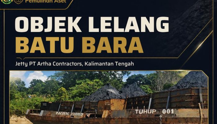 BPA Kejaksaan RI Lelang Batu Bara Sitaan senilai Rp263 Miliar